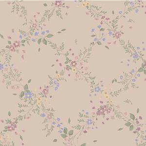 Купальник с оборками Wheat "Erna Powder Checked Flowers", цветочная паутинка